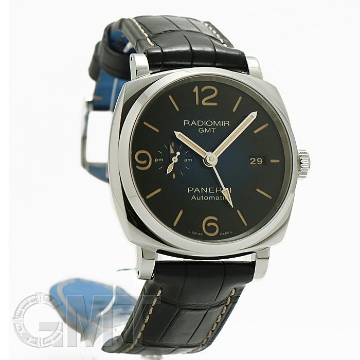 パネライ ラジオミール1940 3デイズ GMT 45mm PAM00945【ブティック限定388本】 OFFICINE PANERAI 中古メンズ 腕時計 送料無料｜gmt｜07