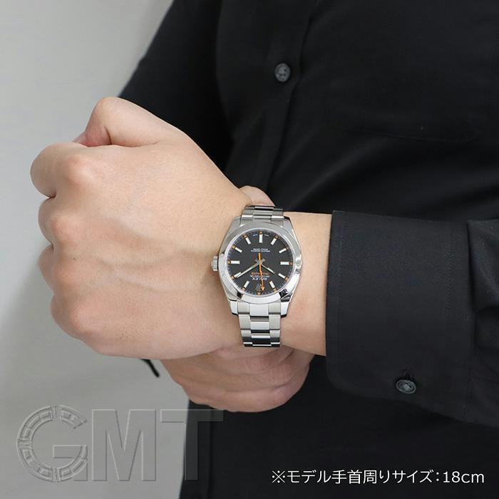 ロレックス ミルガウス 116400 ブラック 保証書2010年 V番 ROLEX 中古メンズ 腕時計 送料無料｜gmt｜08