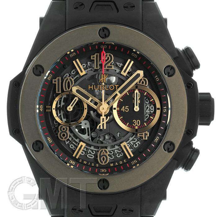 並行輸入Hublot クロノグラフ 腕時計 ゴールド/ブラック