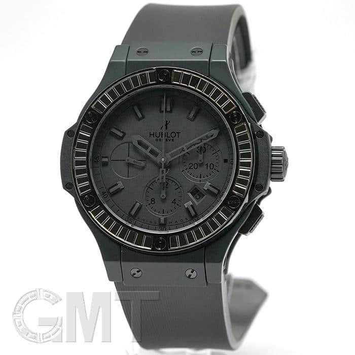 ウブロ HUBLOT ビッグバン ブラックレザー&ラバー ストラップ 中古 HUBLOT（ウブロ） ビッグバン オールブラック ブラックキャラット 301