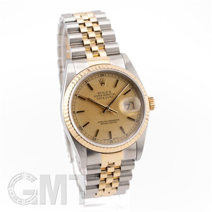 デイトジャスト ロレックス 16233 シャンパンモザイク E番 ROLEX 中古  