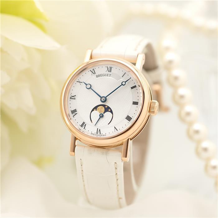 レディース腕時計 ブレゲ クラシック ムーンフェイズ レディ 9087BR/52/964 付属品
