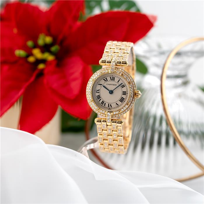 Cartier カルティエ パンテール ヴァンドーム SM WF5032FF イエロー