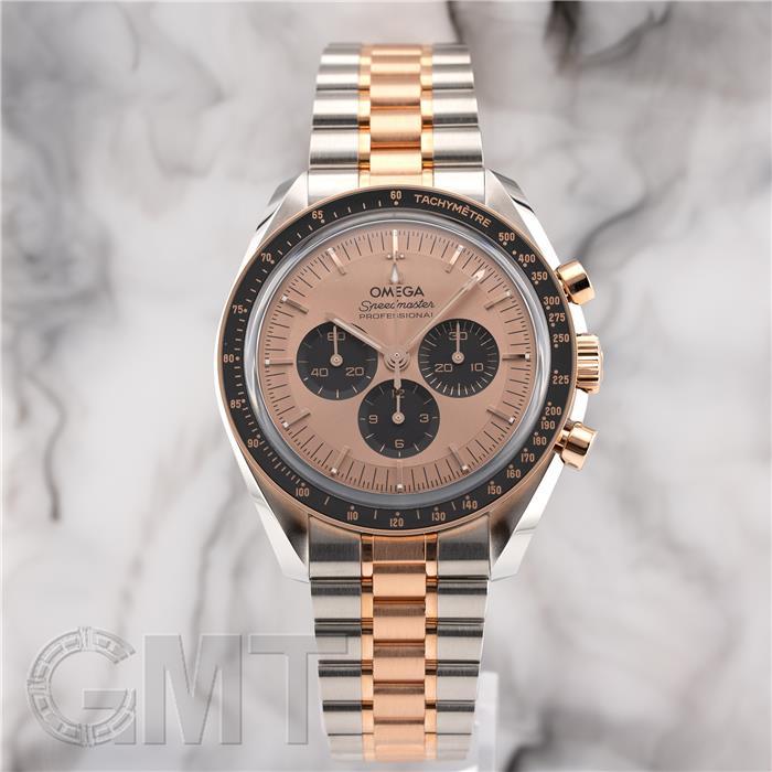 おじさん　　　　　オマージュ品 オメガスピードマスター風 SPEEDMASTER オメガ スピードマスター プロフェッショナル バイカラー