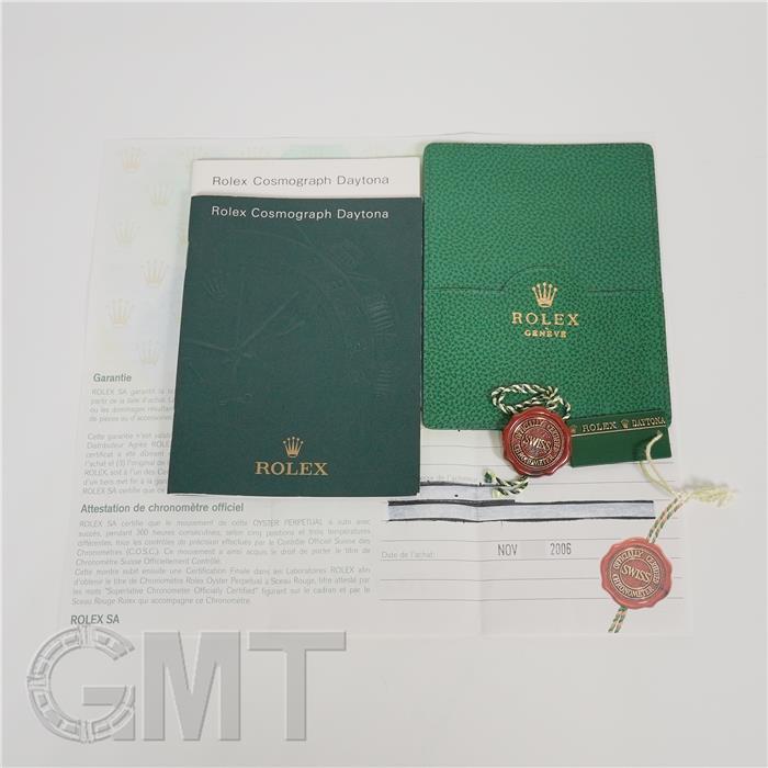 ROLEX（ロレックス） デイトナ 116520 保証書2006年 付属品完品 Z番