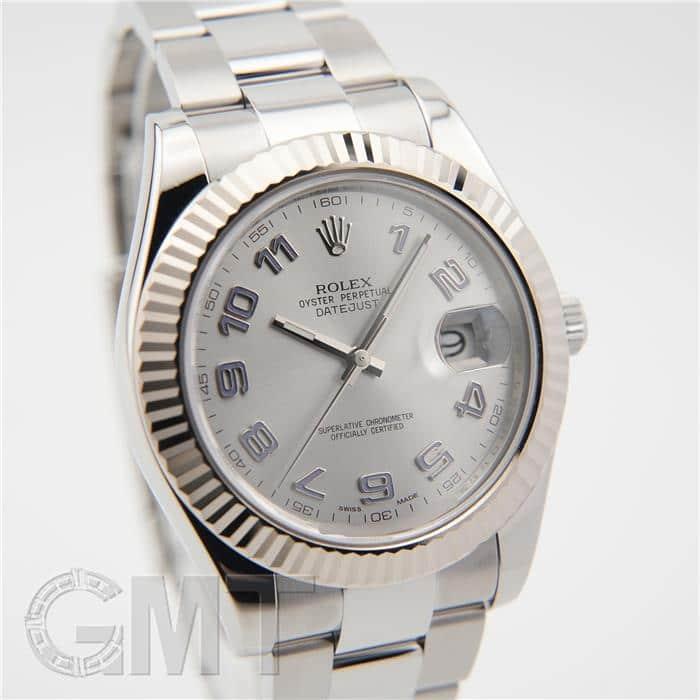 ROLEX（ロレックス） デイトジャストII 116334 シルバー/ブルー 