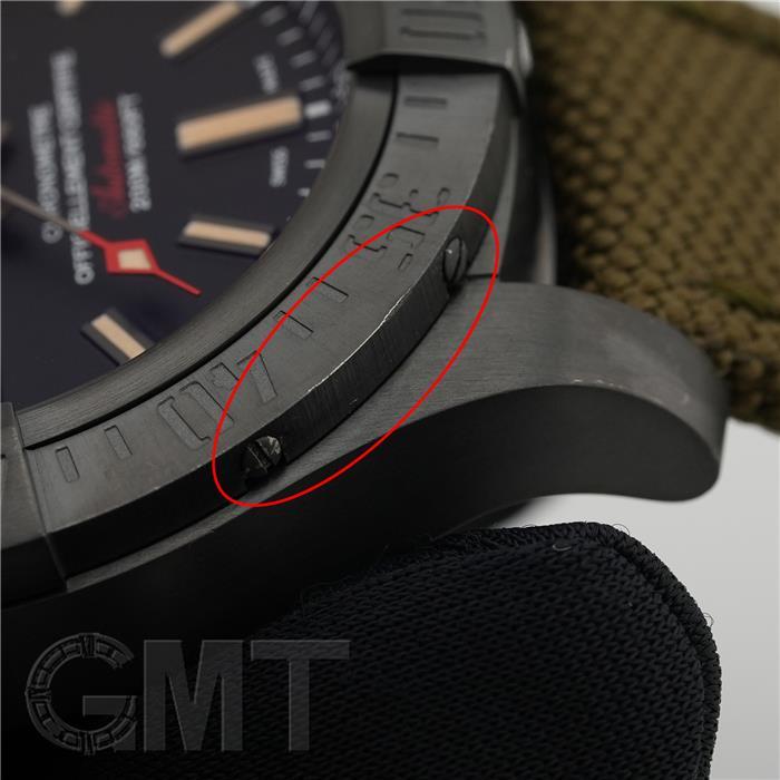 中古 ブライトリング BREITLING A17331101B2A1 ブラック メンズ 腕時計 ブライトリング（BREITLING） アベンジャー ブラックバード 44