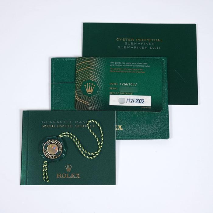 ROLEX（ロレックス） サブマリーナー デイト41 126610LV 保証書2022年