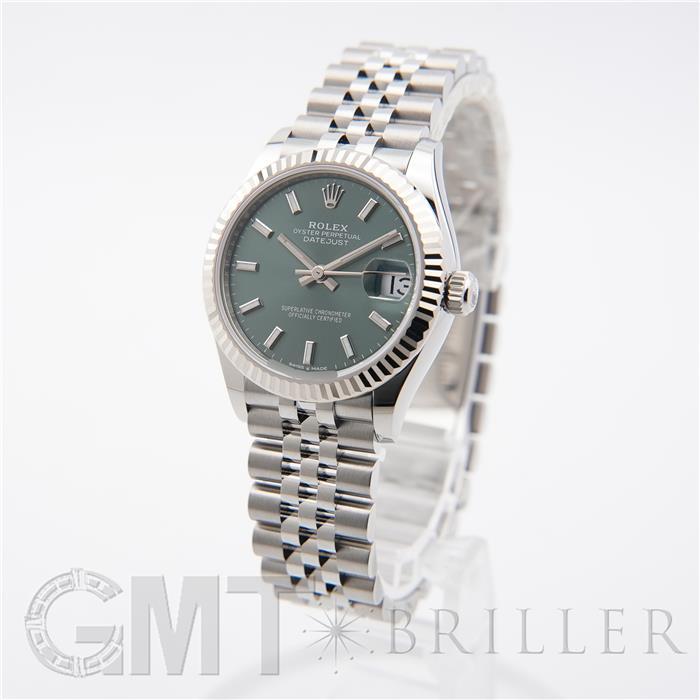 ロレックスのレディースモデル（デイトジャスト）用のジュビリーブレスの余りコマ ROLEX（ロレックス） デイトジャスト31 278274 ミントグリーン
