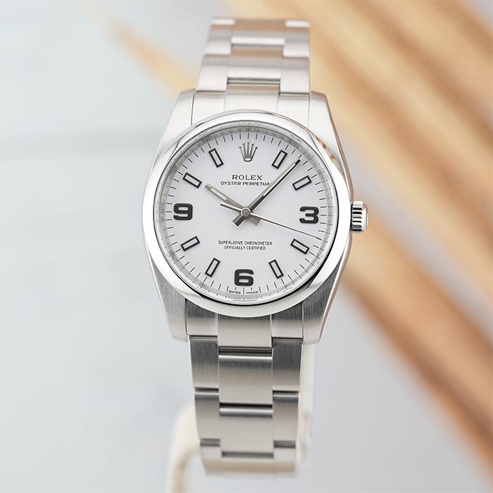 ROLEX（ロレックス） オイスターパーペチュアル 114200 ホワイト 369
