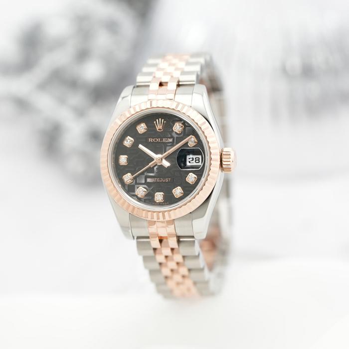 ROLEX（ロレックス） デイトジャスト 179171G ブラック コンピューター 