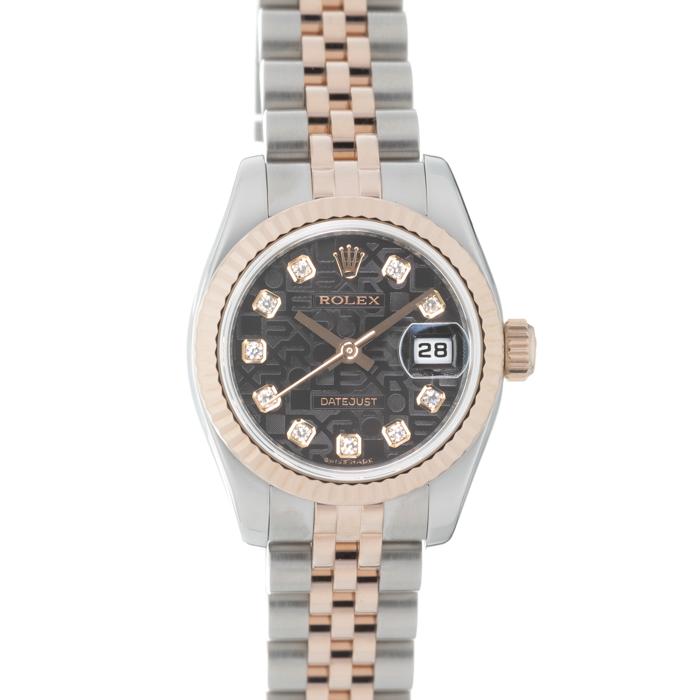 ROLEX（ロレックス） デイトジャスト 179171G ブラック コンピューター
