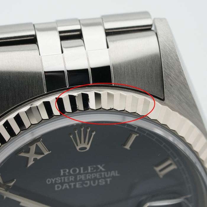 ROLEX（ロレックス） デイトジャスト 16234 ブルーローマ 保証書2001年
