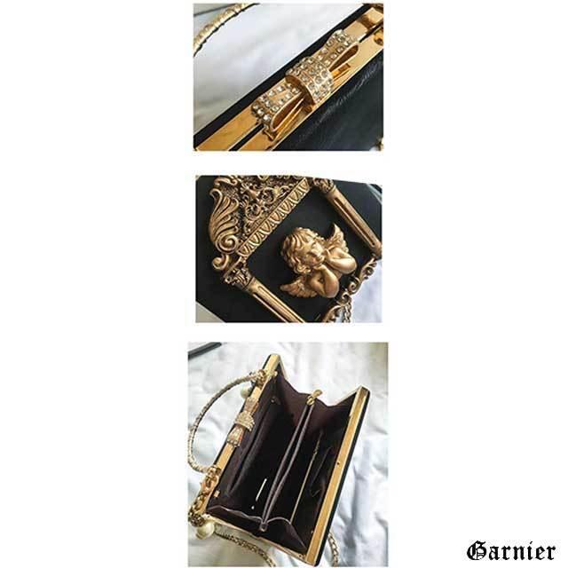 ロココ　ショルダーバッグ エンジェル 天使 ショルダーバッグ ハンドバッグ アンティーク