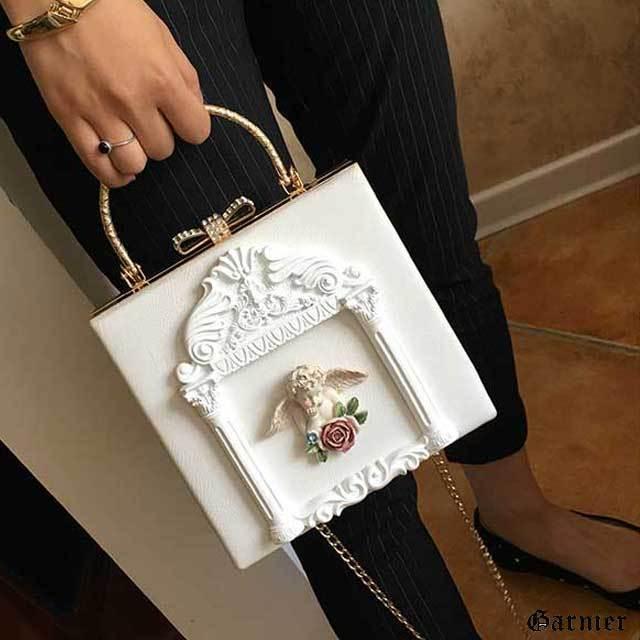 エンジェル 天使 ショルダーバッグ ハンドバッグ アンティーク