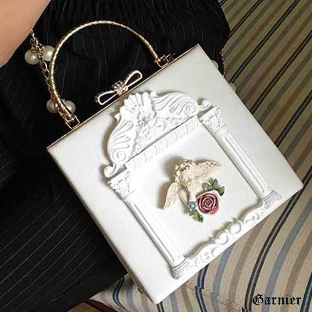 エンジェル 天使 ショルダーバッグ ハンドバッグ アンティーク