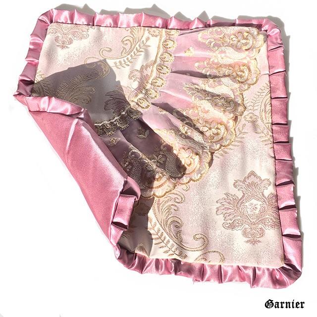 クッションカバー フリル付 45×45 オシャレ カワイイ 姫系 フレンチ