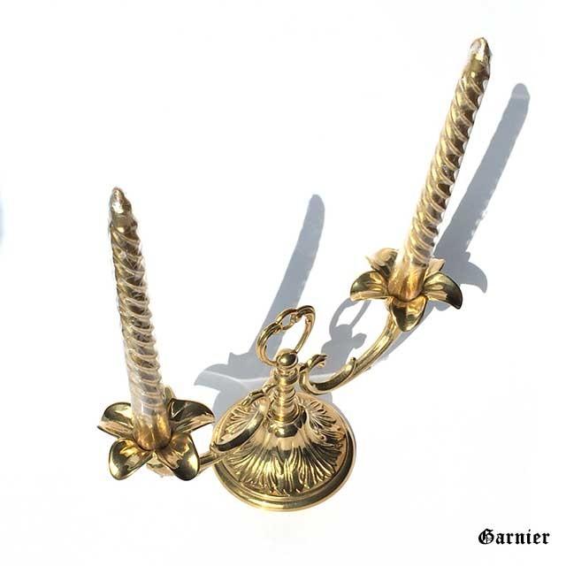 アンティーク調 キャンドルホルダー キャンドルスタンド イタリア製 2