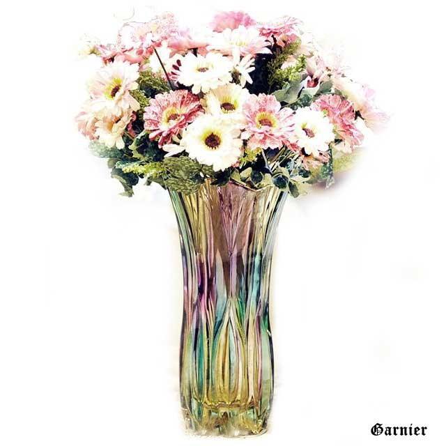花瓶 ガラス クリスタル カラフル 虹色 オシャレ 高さ 25cm 高級 Dp036 Garnier ガルニエ Yahoo 店 通販 Yahoo ショッピング