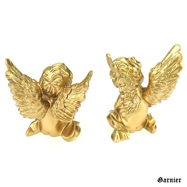 天使 エンジェル 2体セット ゴールド 置物 オブジェ 天使 エンジェル 2体セット ゴールド 置物 オブジェ