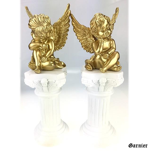古代ギリシャ ローマ ミニチュア 支柱 2本セット インテリア オブジェ
