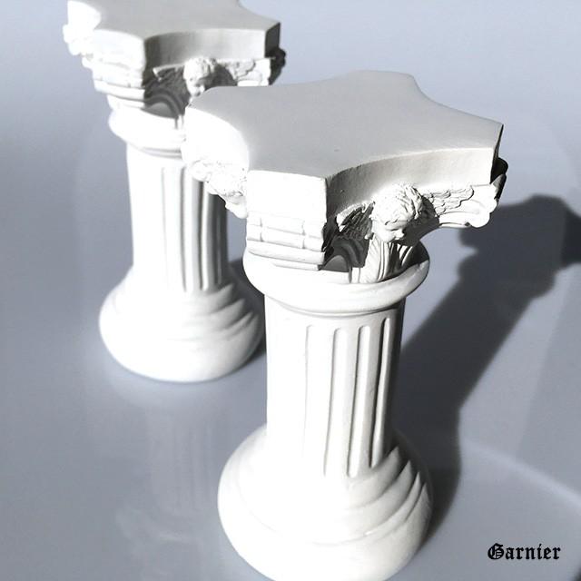 古代ギリシャ ローマ ミニチュア 支柱 2本セット インテリア オブジェ