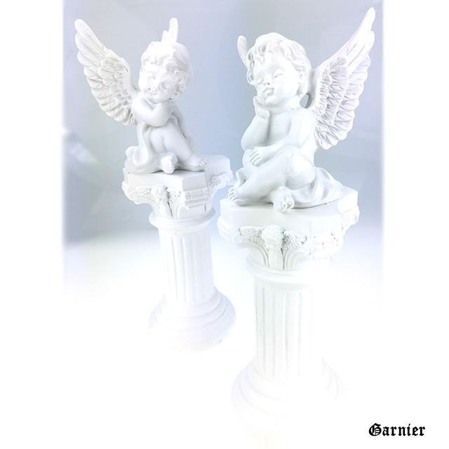 古代ギリシャ ローマ ミニチュア 支柱 2本セット インテリア オブジェ