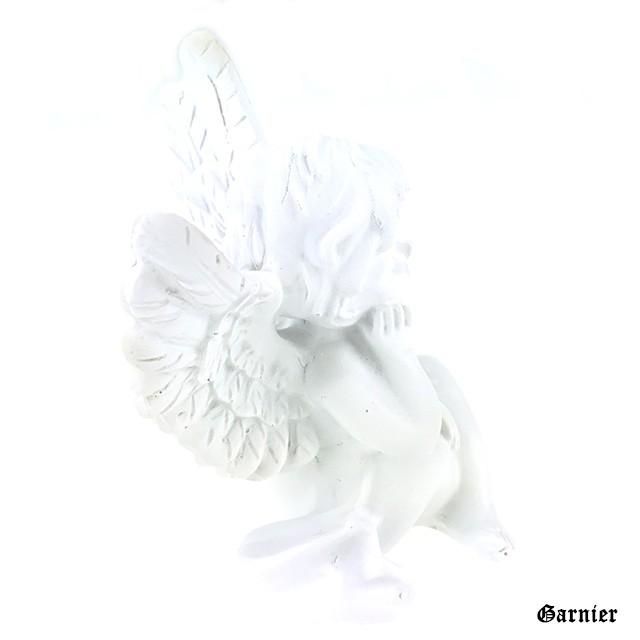 天使 エンジェル 2体セット ホワイト 置物 オブジェ オーナメント