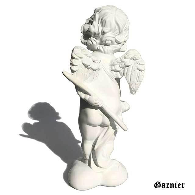 天使 エンジェル 投げキス 置物 オブジェ アンティーク調 ロココ調