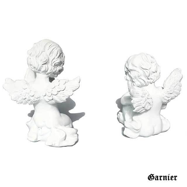 天使 エンジェル 2体セット 本を読む 置物 オブジェ