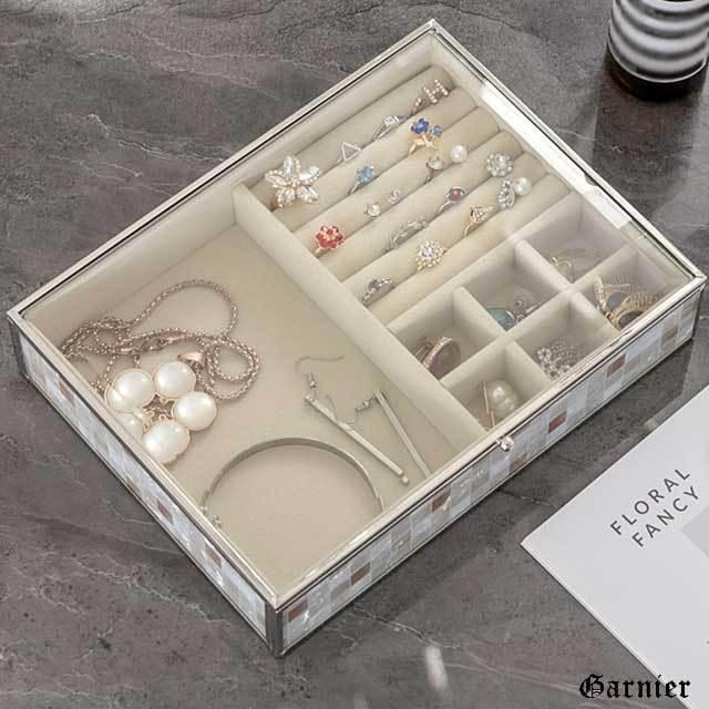 ジュエリーボックス シェル アクセサリー 収納ボックス ケース 仕切り