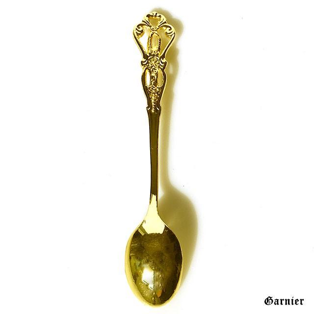 アンティーク スプーン デザート コーヒー ティー リーフ モチーフ