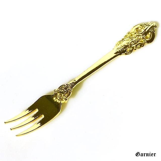 金色の　フルーツフォーク　優雅なひと時　カトラリー　自分ご褒美　ランチ持参どう 金色の フルーツフォーク 優雅なひと時 カトラリー 自分ご褒美
