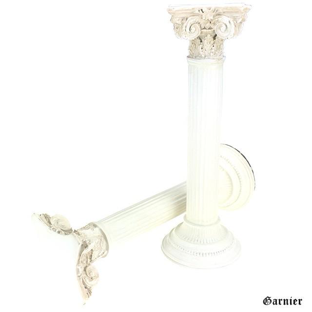 インテリア オブジェ 2本セット 古代ギリシャ ローマ ミニチュア 支柱