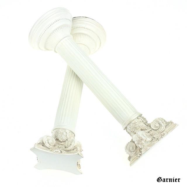 インテリア オブジェ 2本セット 古代ギリシャ ローマ ミニチュア 支柱