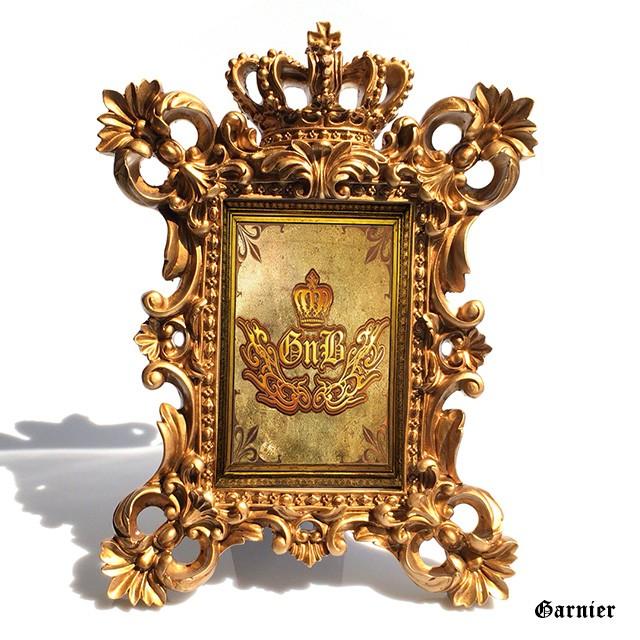 フォトフレーム アンティーク ゴールド L判 豪華 写真立て フォトスタンド キングクラウン バロック調 装飾 ロココ調 王冠 祝 プレゼント Mサイズ Pf010 Garnier ガルニエ Yahoo 店 通販 Yahoo ショッピング