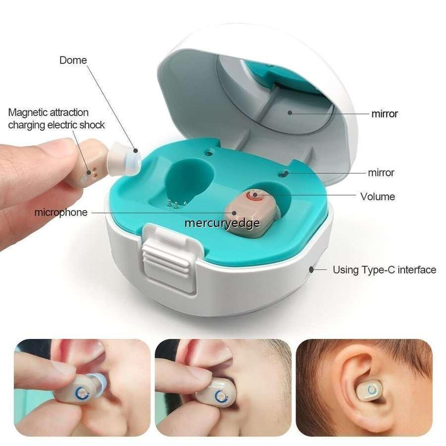 補聴器 小型 目立たない usb 充電式 デジタル｜gncstore2｜02