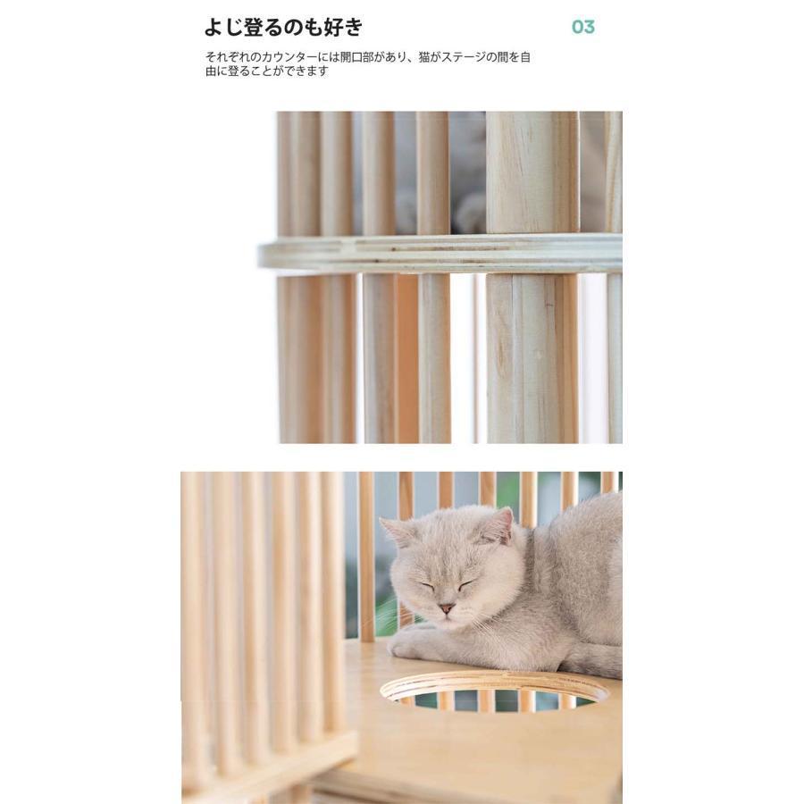正規品 ペットケージ 猫ケージ猫ハウスキャットハウス屋内世帯3階建ての木製フレームキャットフェンス猫ヴィラ 120*60*150cm 【S1696938075】(59856円)