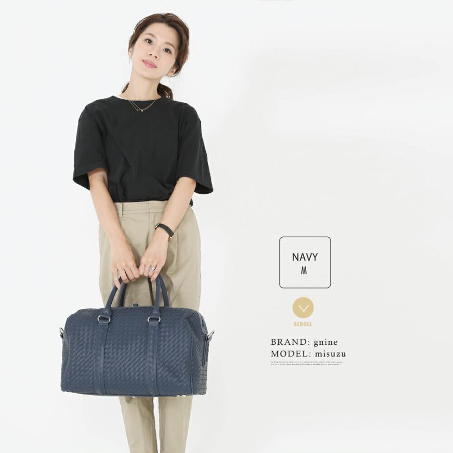 G.NINE ボストンバッグ レディース ブランド 2泊 レザー 旅行 PU