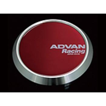 【アドバンレーシング センターキャップ】●&phi;73 ●フラット ●キャンディレッド ●PCD114.3／120／112用 ●４個セット ●品番：V3493　ヨコハマ