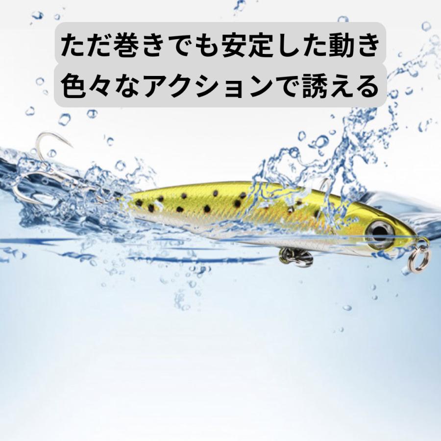 シンキングペンシル 75mm 13g 5色セット シーバス ミノー シンペン