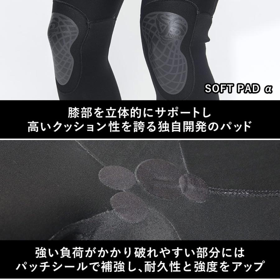 FELLOW ウェットスーツ フルスーツ レディース チェストジップ 3mm  