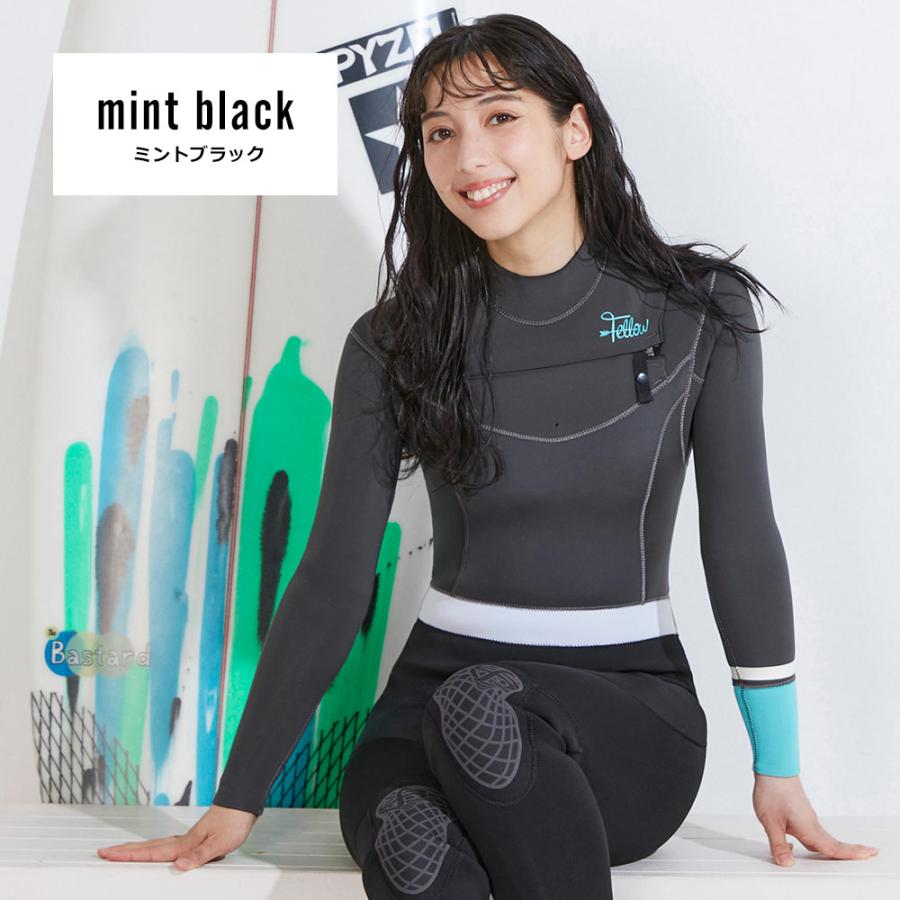 FELLOW レディース フルスーツ チェストジップ 3mm S FELLOW 【11/1〜2はP5倍】FELLOW ウェットスーツ フルスーツ