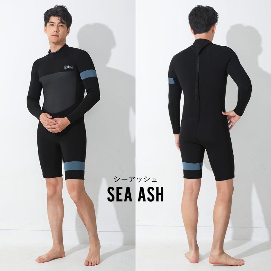FELLOW SURFERS 日本限定 ウェットスーツ FELLOW ウェットスーツ メンズ 2.5mm ロングスプリング バックジップ