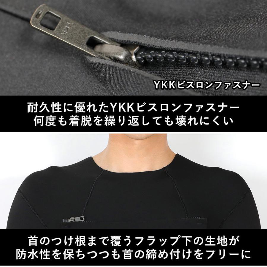 【最大27%お得!】FELLOW ウェットスーツ メンズ 3mm ロングスプリング ロンスプ チェストジップ サーフィン 日本規格 SUP | FELLOW | 06