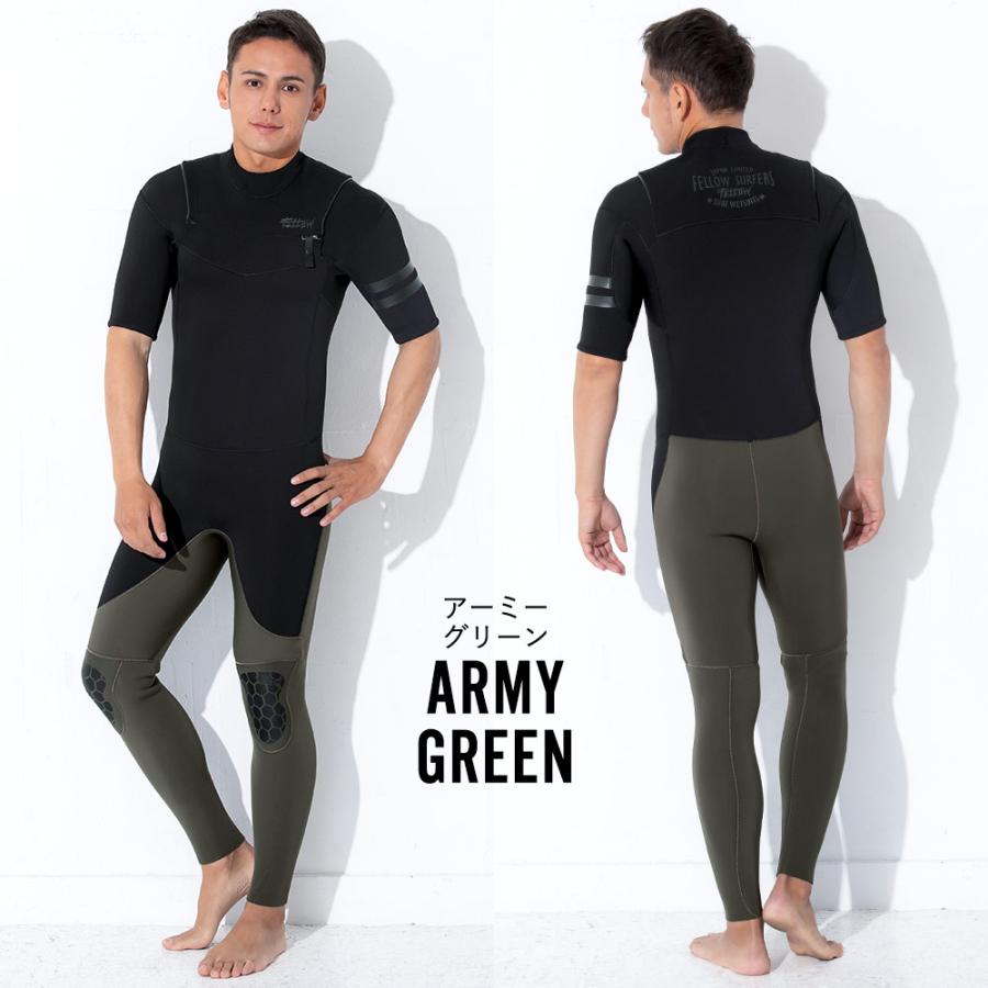 シーガルウェットスーツ　ブルー　サーフィン　 メンズ　伸縮性あります FELLOW ウェットスーツ シーガル 3mm メンズ チェストジップ