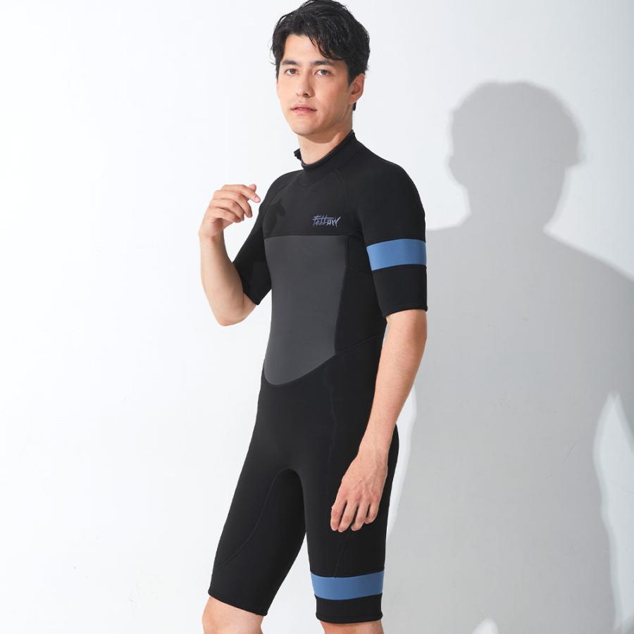 FELLOW ウェットスーツ スプリング メンズ バックジップ 2mm