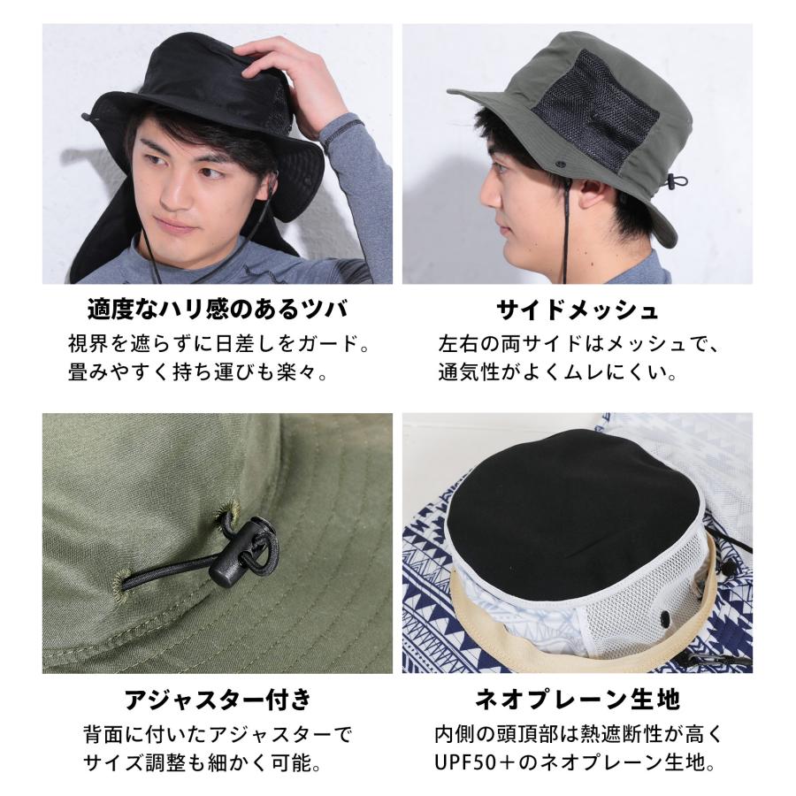 FELLOW 【最大24%お得!】FELLOW ビーチハット サーフハット サファリ