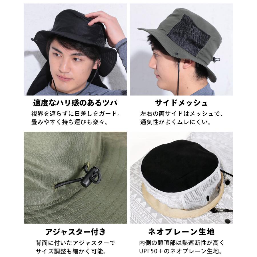FELLOW 【4〜5日 SALE】FELLOW ビーチハット サーフハット サファリ