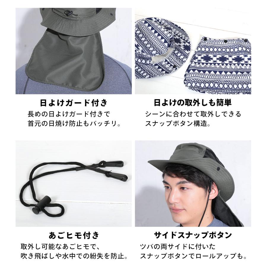 FELLOW 【6/5〜7はP5倍】FELLOW ビーチハット サーフハット サファリ